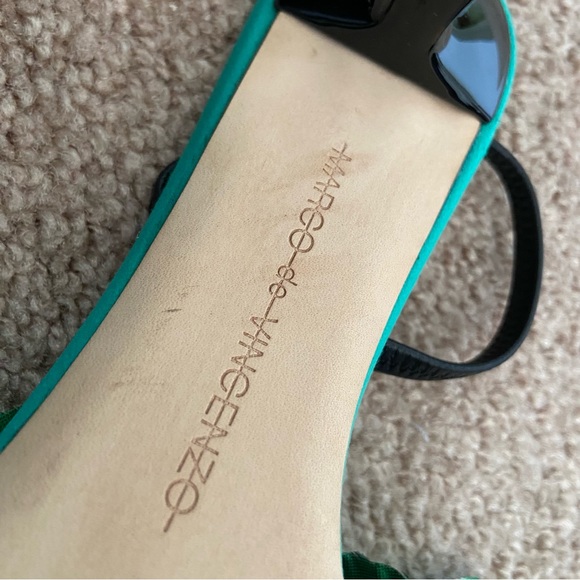 RARE Marco De Vincenzo Green Slingback Sandals - Picture 13 of 15